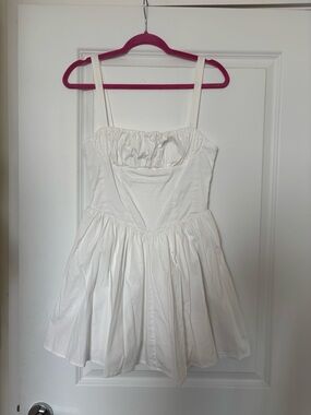 Zara White Mini Sundress